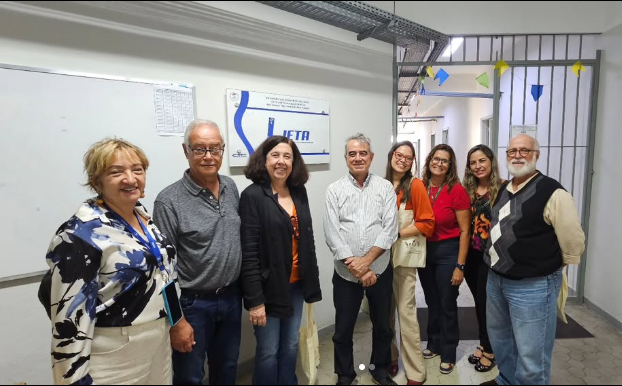 Visita da Pró-Reitora de Pós-Graduação da UERJ, da Coordenadora de Gestão de Projetos Institucionais e sua assessora, do Coordenador do Laboratório de Engenharia e Tecnologia de Petróleo e Petroquímica – LETPP/UERJ e do Prof. Joaquim Teixeira de Assis do Programa de Pós-Graduação em Ciência e Tecnologia dos Materias e do Programa de Pós-Graduação em Modelagem Computacional/IPRJ.